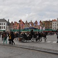 Horsedrawn carriages in the Markt
